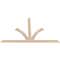 Ekena Millwork Richland Smooth Timber Gable Bracket, Douglas Fir, 108"W x 68"H x 1 1/2"D x 5 1/2"F, 15/12 Pitch GBW108X68X0206RIC00SDF - alternate 4